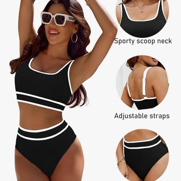 Size M two-piece Bikini set- Tummy Control - Picture 2 of 3